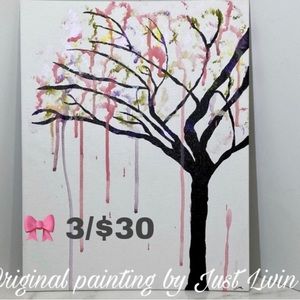 🎀 Spring Color Bleed Painting